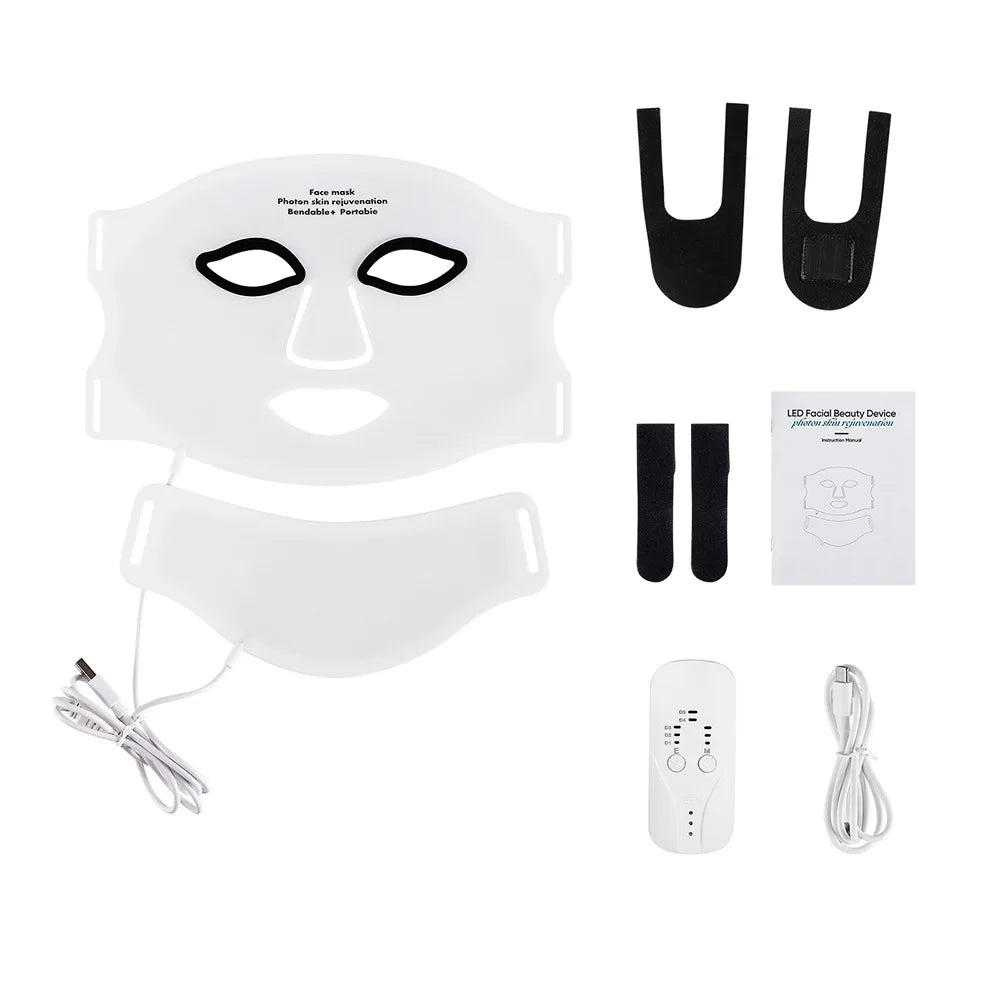 7 Colors Light LED Face & Neck Mask