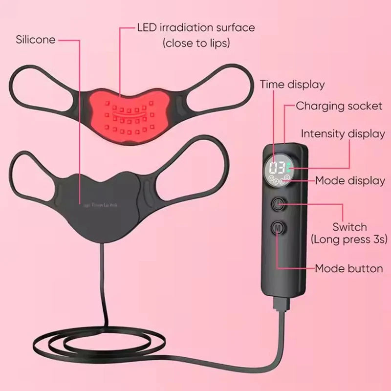 LED Light Brighten Lip Device