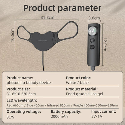 LED Light Brighten Lip Device